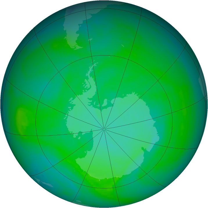 Ozone Map 1981-12-29